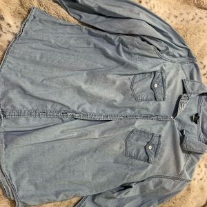 Torrid Size 2 Chambray Button Down